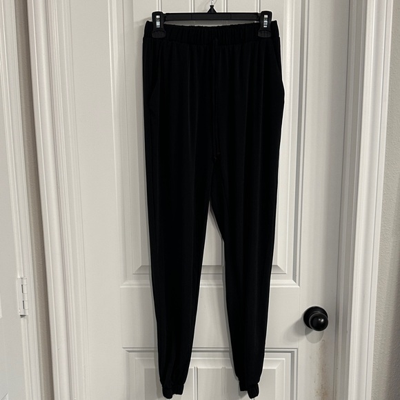 Black Jogger Pants - Picture 1 of 3